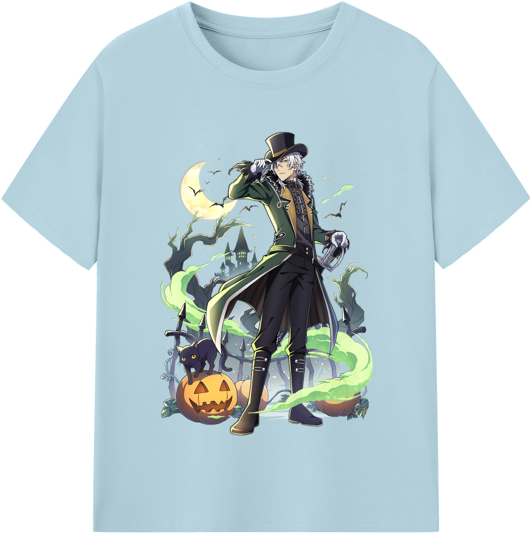 （画像用） 文豪ストレイドッグス Bungo Stray Dogs 綿100％半袖Tシャツ（フロントプリント）
